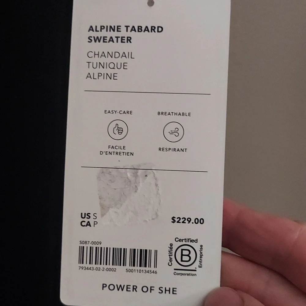 ATHLETA Alpine Tabard Cashmere Blend Sleeveless Sweater - Picture 11 of 15